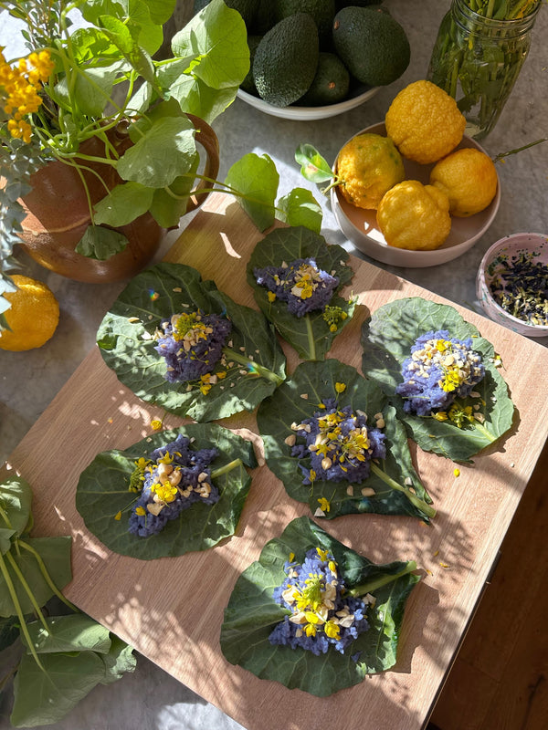 Butterfly Blue Pea Coconut Rice - The Wooden Palate