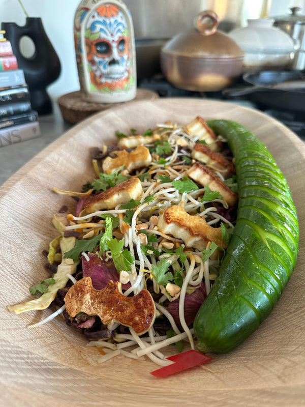 BAT-ish PAD-ish Noodles - The Wooden Palate