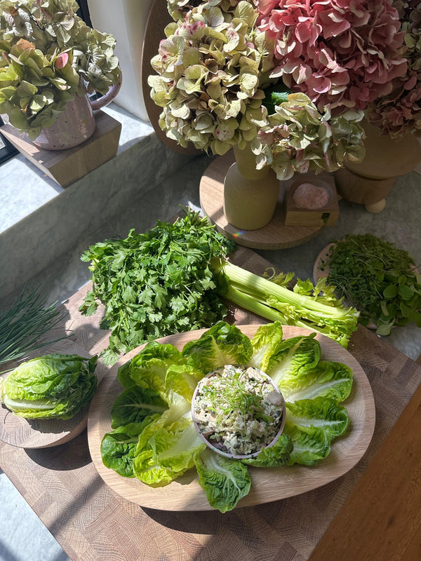 Jackfruit "chicken" Salad - The Wooden Palate