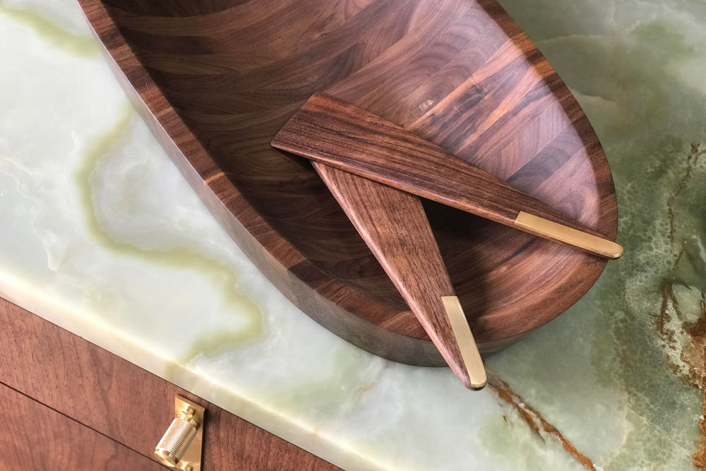 Mod Angled Salad Servers